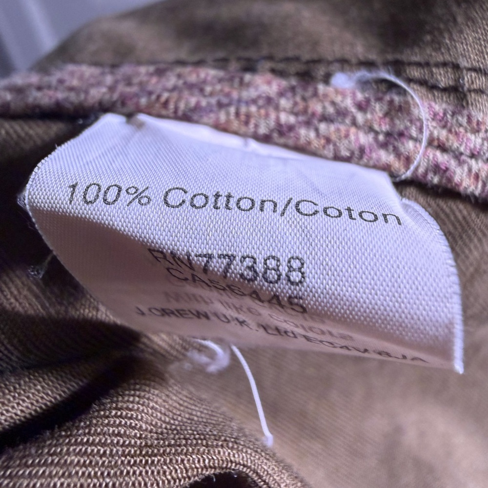 J.Crew The Downtown Waxed Cotton Moss Green Military Field Jacket Womens Sz XS - Picture 7 of 8